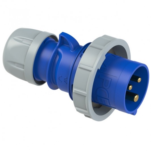 AK2.0232-6 WTYCZKA PRZEN.IP67 32A 3P NIEBIES -zdjęcie numer 1