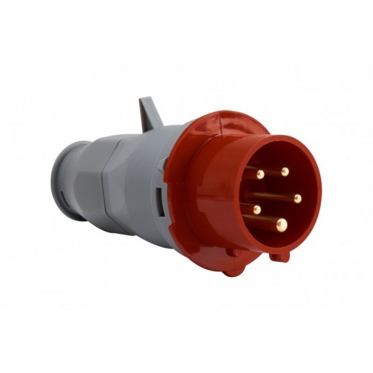 AK2.WTYCZKA SIŁOWA ZWROTNICA 16A 5-P WTYCZKA NA KABEL -zdjęcie numer 1