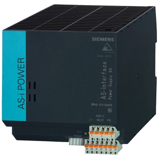 AS-INTERFACE ZASILACZ SIECIOWY IP20 NAPIĘ AS-I 30V DC (8A), NAPIĘCIE WE -zdjęcie numer 1