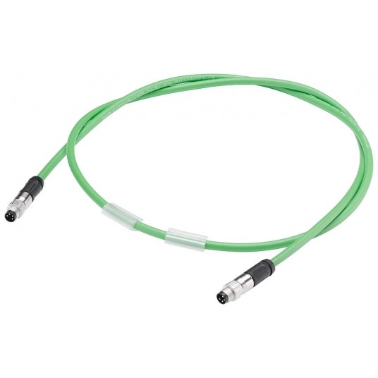 BUS CABLE FOR ET CONNECTION M8, ASSEMBLED 4-POLE, SHIELDED LENGTH 0.3 M -zdjęcie numer 1