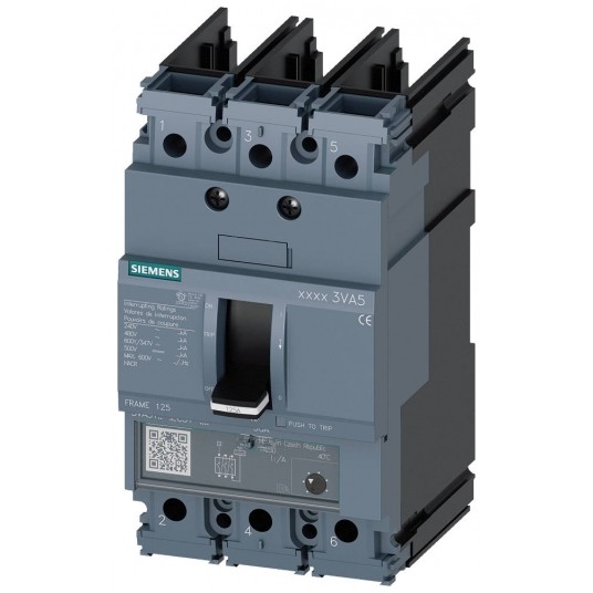 CIRCUIT BREAKER 3VA5 UL FRAME 125 BREAKING 3-POLE, LINE PROTECTION TM230 -zdjęcie numer 1