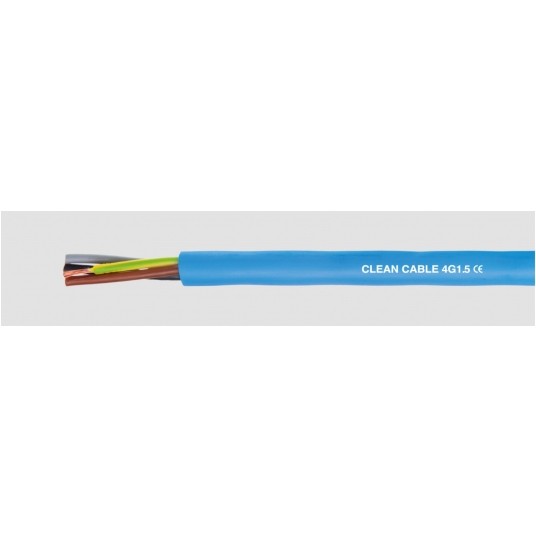 CLEAN CABLE 3x1,5 DO POMP KABEL NIEBIESKI -zdjęcie numer 1