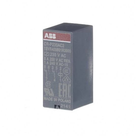 CR-P230AC2 2c/o, A1-A2=230VAC, 250V/8A PRZEKAŹNIK -zdjęcie numer 1