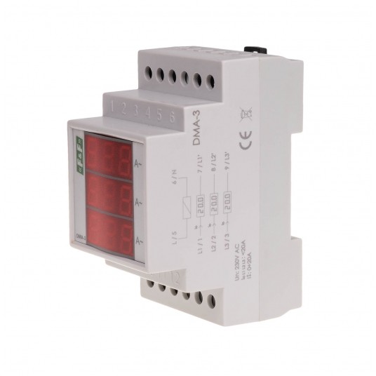 cyfrowy wskaźnik wartości prądu, trójfazow WSKAŹNIK ZASILANIA -zdjęcie numer 1