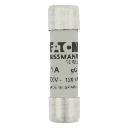 CYLINDRICAL FUSE 10 x 38 1A GG 500V AC Wkładka cylindryczna -zdjęcie numer 1