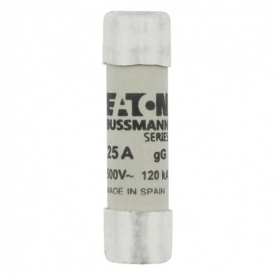 CYLINDRICAL FUSE 10 x 38 25A GG 500V AC Wkładka cylindryczna -zdjęcie numer 1