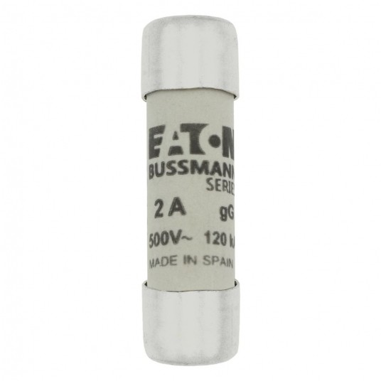 CYLINDRICAL FUSE 10 x 38 2A GG 500V AC Wkładka cylindryczna -zdjęcie numer 1