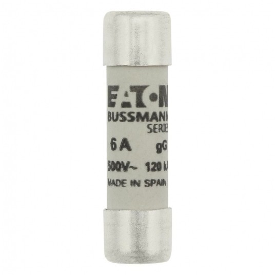 CYLINDRICAL FUSE 10 x 38 6A GG 500V AC Wkładka cylindryczna -zdjęcie numer 1