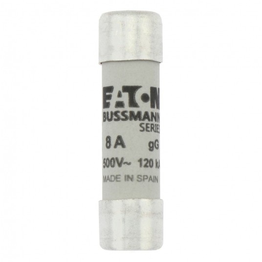 CYLINDRICAL FUSE 10 x 38 8A GG 500V AC Wkładka cylindryczna -zdjęcie numer 1