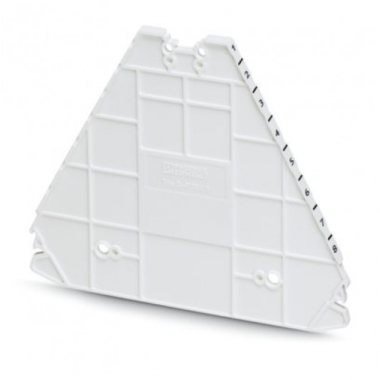 D-PTRV 8 WH 1-8 - Płytka końcowa -zdjęcie numer 1