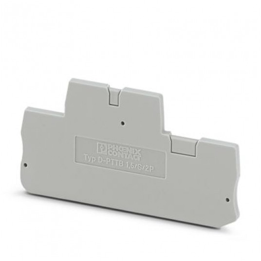 D-PTTB 1,5/S/2P PŁYTKA KOŃCOWA -zdjęcie numer 1