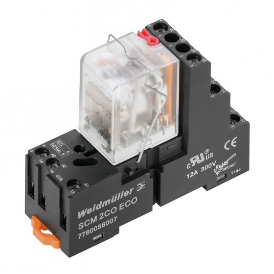 DRMKIT 230VAC 4CO LD/PB PRZEKAŹNIK -zdjęcie numer 1