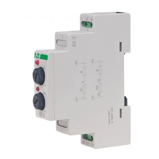 dwugniazdowy, maksymalny prąd wkładki 6.3A MODUŁ BEZPIECZNIKOWY -zdjęcie numer 1