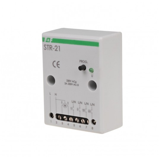 dwuprzyciskowy, Un=230V AC lub 24V AC, 8A, STEROWNIK ROLET -zdjęcie numer 1