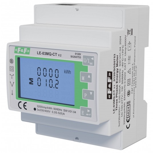 DWUTARYFOWY LICZNIK ENERGII ELEKTRYCZNEJ LICZNIK 3~ DWUKIERUNKOWY -zdjęcie numer 1