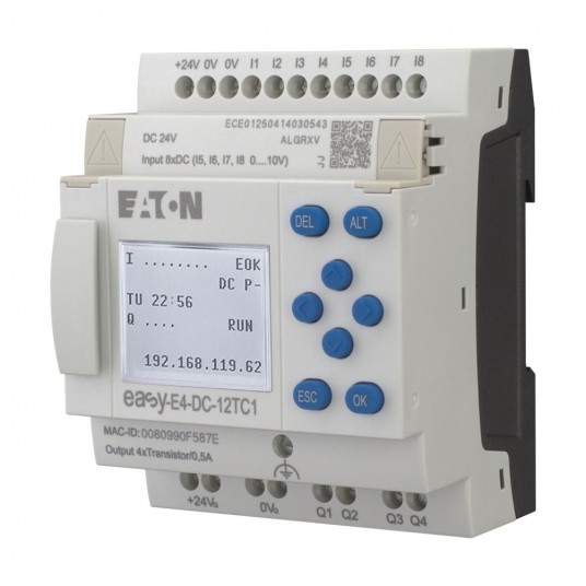 EASY-E4-DC-12TC1 EASYE4 8DI(4AI) 4DO-T 24VDC -zdjęcie numer 1