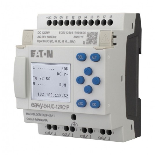 EASY-E4-UC-12RC1P EASYE4 8/4I 4DO-R 12-24DC/24AC -zdjęcie numer 1