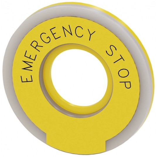 ETYKIETA PODKŁADKOWA PODŚWIETLANA, ŻÓŁTA -zdjęcie numer 1