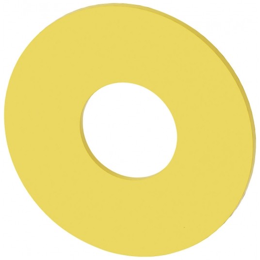 ETYKIETA PODKŁADKOWA, ŻÓŁTA, BEZ INSKRYPCJ -zdjęcie numer 1