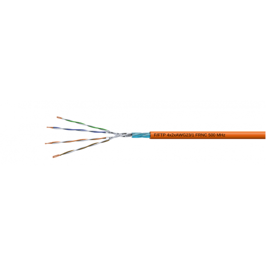 F/FTP 4x2xAWG23/1 FRNC 500 MH KAT.6A -zdjęcie numer 1