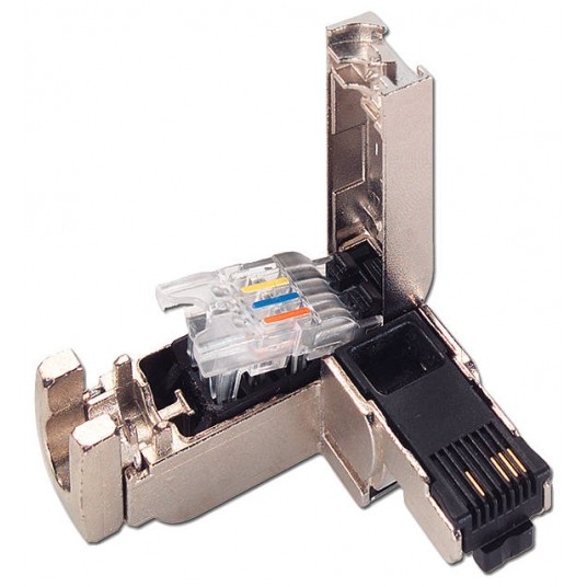 FASTCONNECT RJ45 PLUG-IN CONNECTOR WTYK KĄTOWY -zdjęcie numer 1