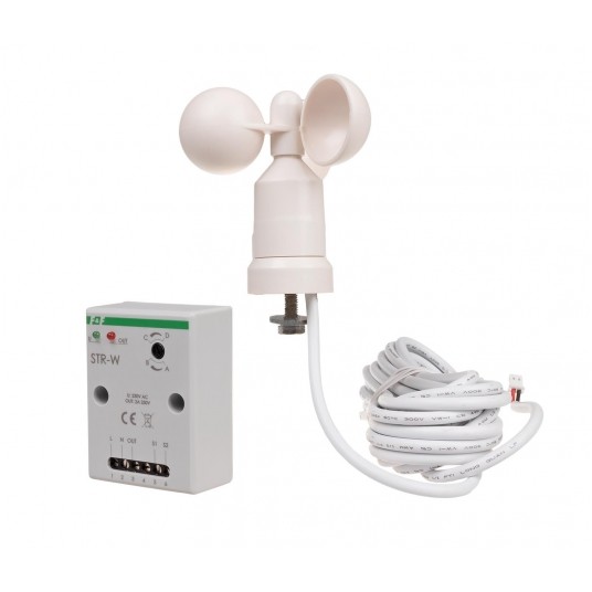 FX.czujnik siły wiatru + wiatraczek, 230V AC STEROWNIK ROLET -zdjęcie numer 1