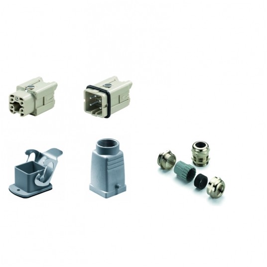 HDC-KIT-HA 04.400 M ZŁĄCZE PRZEMYSŁOWE KOMPLET -zdjęcie numer 1