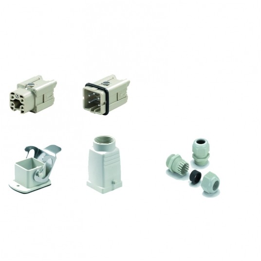 HDC-KIT-HA 04.401 M ZŁĄCZE PRZEMYSŁOWE KOMPLET -zdjęcie numer 1