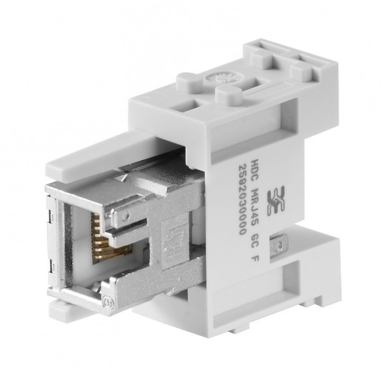 HDC MRJ45 GC F RJ45 module, GNIAZDO -zdjęcie numer 1
