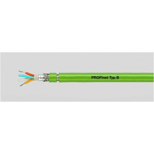 HELUKAT 2X2XAWG22/7 PROFINET TYP B BEZHALOGENOWY , ZIELONY -zdjęcie numer 1