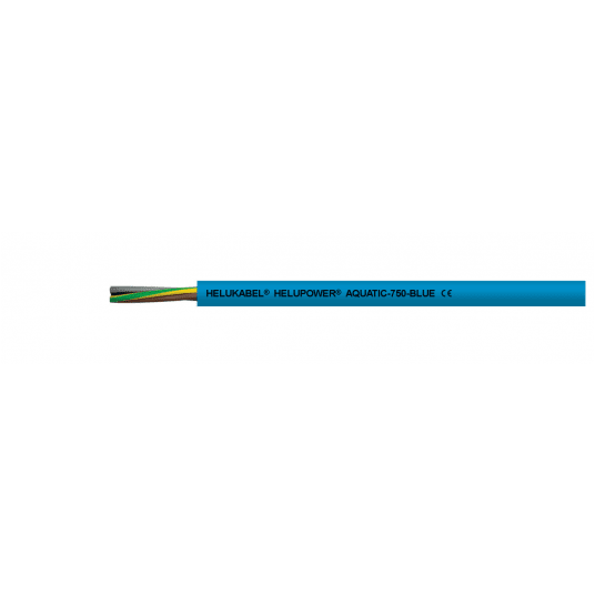 HELUPOWER AQUATIC 4x6 KABEL DO POMP NIEBIESKI -zdjęcie numer 1