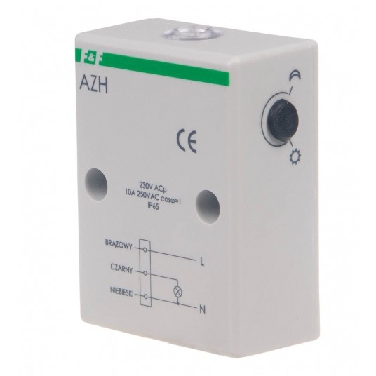 hermetyczny, Un=230V, I=10A, przewód przył AUTOMAT ZMIERZCHOWY -zdjęcie numer 1