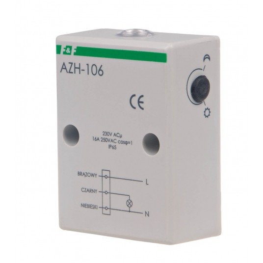 hermetyczny, Un=230V, I=16A, przewód przył AUTOMAT ZMIERZCHOWY -zdjęcie numer 1