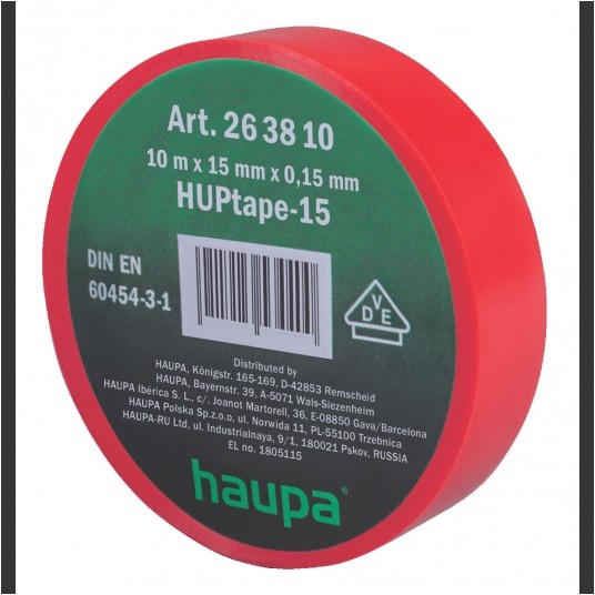 HP.TAŚMA IZOL. 19mmX33m CZERWONA TAŚMA -zdjęcie numer 1