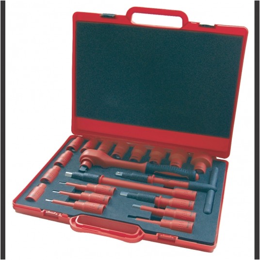 HP.ZESTAW KLUCZY NASADOWYCH VDE 1/2 ECO W WALIZCE -zdjęcie numer 1