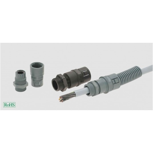 HSSV-ZE M20x1,5 Nw17 czarna podwojna dlawn -zdjęcie numer 1