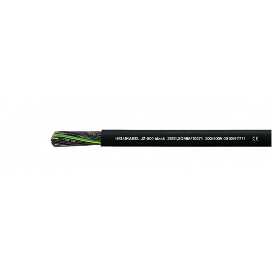 JZ-500 BLACK 7x0,5mm KABEL CZARNY -zdjęcie numer 1