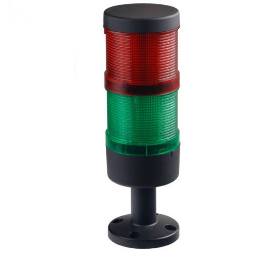 KOLUMNA SYGNALIZACYJNA 70MM KOMPLETNA LED CZERWONY,ZIELONY 24VDC -zdjęcie numer 1