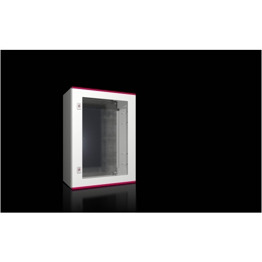 KS OBUDOWA Z PŁ.MONT.600x800x300mm RAL7035 Z SZYBĄ -zdjęcie numer 1