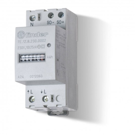 LICZNIK ENERGII ELEKTROMECHANICZNY1 FAZ. 10/25A - 230VAC, WYJŚCIE -zdjęcie numer 1