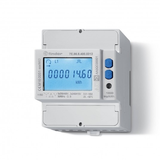 LICZNIK ENERGII ELEKTRONICZNY (WYŚWIETLACZ LCD) 3FAZ. -zdjęcie numer 1