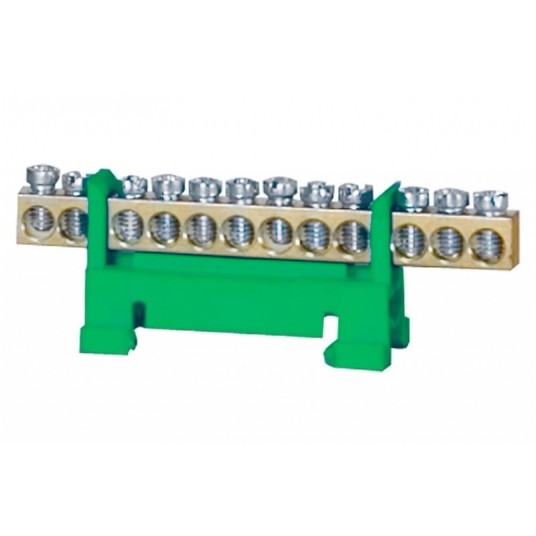 LISTWA ZEROWA 12MODUŁOWA NISKA PODSTAWKA LISTWA ZIELONA -zdjęcie numer 1