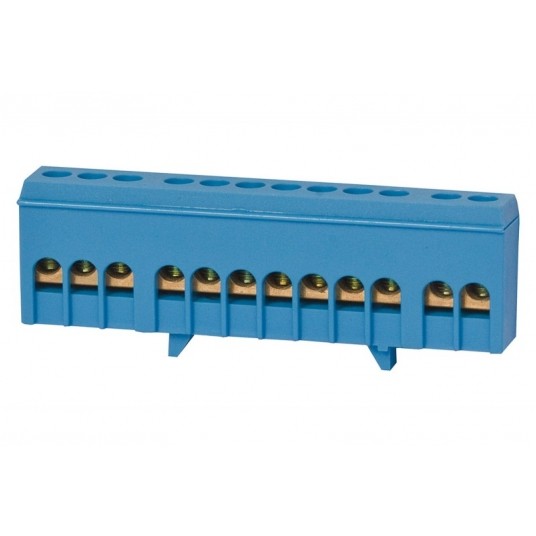 LZ W KORPUSIE 12X16MM - NIEBIESKA LISTWA ZEROWA IP20 -zdjęcie numer 1