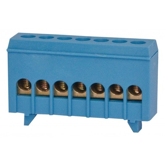 LZ W KORPUSIE 7X16MM - NIEBIESKA LISTWA ZEROWA IP20 -zdjęcie numer 1