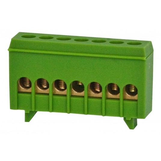 LZ W KORPUSIE 7X16MM - ZIELONA LISTWA ZEROWA IP20 -zdjęcie numer 1