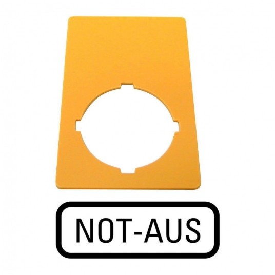 M22-XZK-D99 Tabliczka do przycisku bezpiec -zdjęcie numer 1