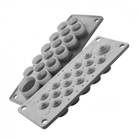 MC16 PRZEPUST WIEOLOOTWOROWY IP 65 SZARY Z KOMPLETEM PINÓW -zdjęcie numer 1