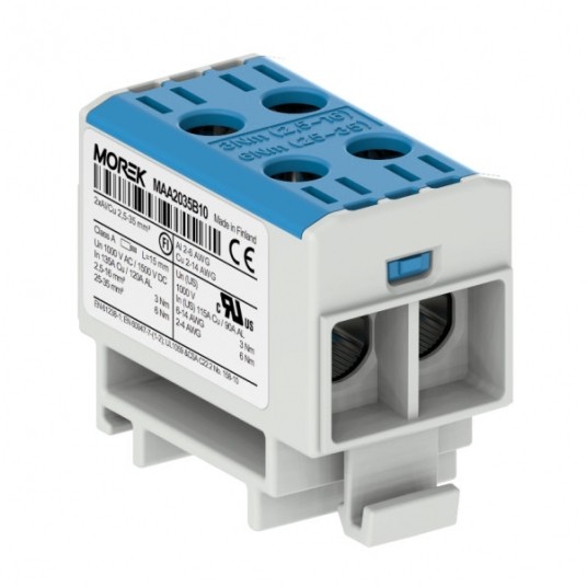 MO.ZŁĄCZKA OTL35-2 2X2,5 35MM NIEBIESKA 1000V -zdjęcie numer 1