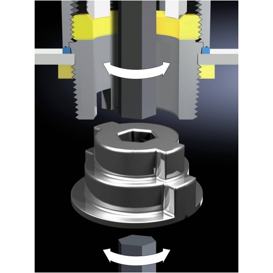 Narzędzie montażowe, do dławików kablowych Adapter dla rozmiarów M12-M25 -zdjęcie numer 1
