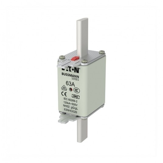 NH FUSE 63A 500V GL/GG SIZE 2 DUAL IN wkładka typu NH -zdjęcie numer 1